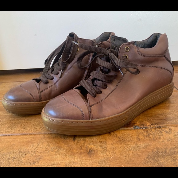 Gravity Defyer MENS brown leather shoes size 9 - Picture 2 of 6